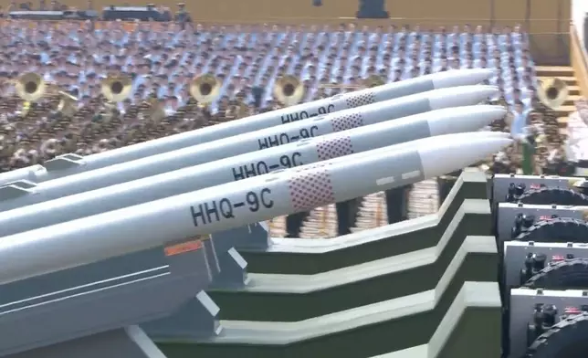 紅旗9C導彈（央視截圖）