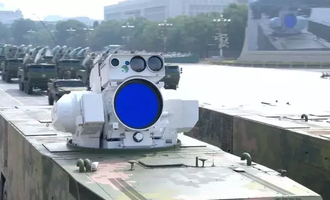 定向能武器激光火炮（央視截圖）