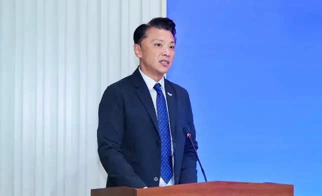 生產力局主席、河北省政協常務委員陳祖恒議員致辭。