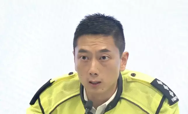 道路安全課總督察林啟森。香港警察FB