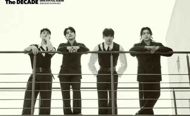 DAY6發行全新正規四輯《The DECADE》。DAY 6 X圖片