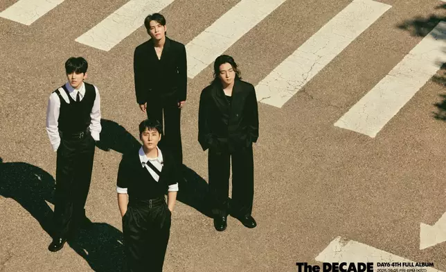 DAY6發行全新正規四輯《The DECADE》。DAY 6 X圖片