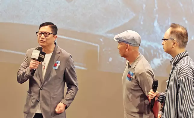 鄧炳強和林超賢對談。