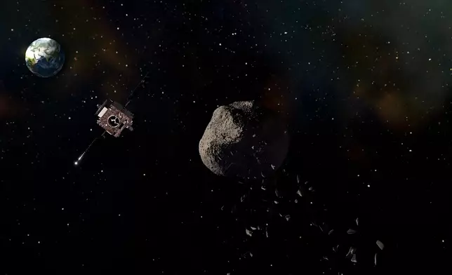 中國規劃小行星撞擊演示任務 驗證防禦技術可行性。央視新聞截圖