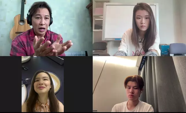 雖然時間緊絀，但仍然無阻三人的努力。