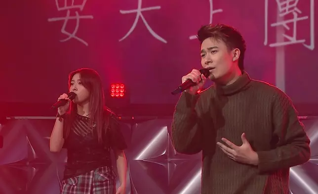 張津銘以渣男為setting，與穎喬Ziva、周智敏Emily大玩「三角戀Concept」演繹楊千嬅Medley。