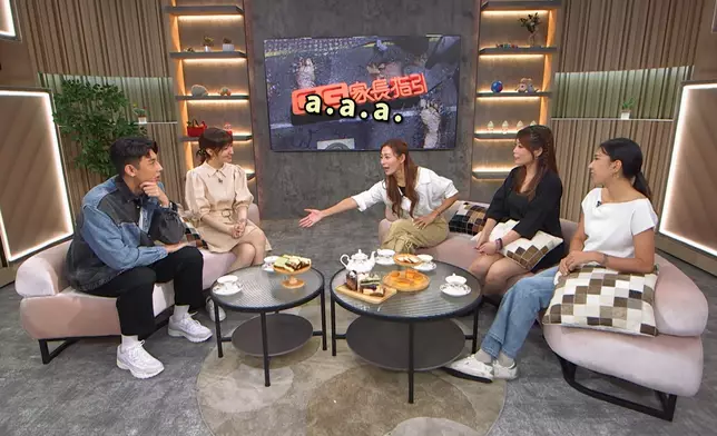 江若琳表示老公現在的口頭禪是《a.a.a.a.a…》。