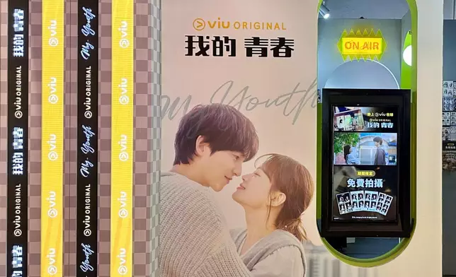 《我的青春》期間限定主題店。Viu提供圖片