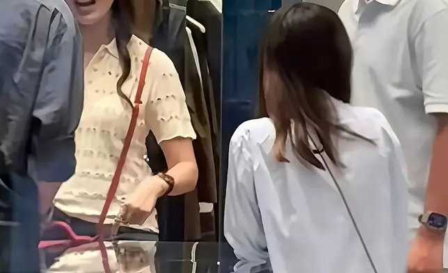 日前有網民在香港的名店內偶遇李嘉欣與Jayden。