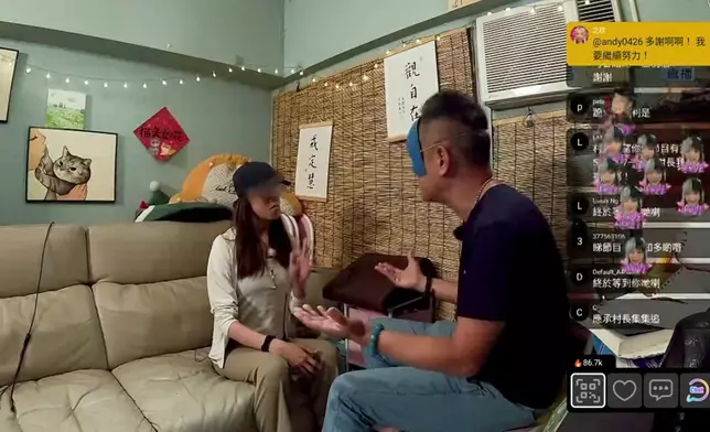 悟能師傅為Amy吮走身上惡鬼。