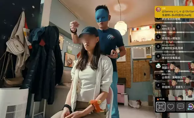 悟能師傅為Amy落「保護衣」免再受惡鬼騷擾。