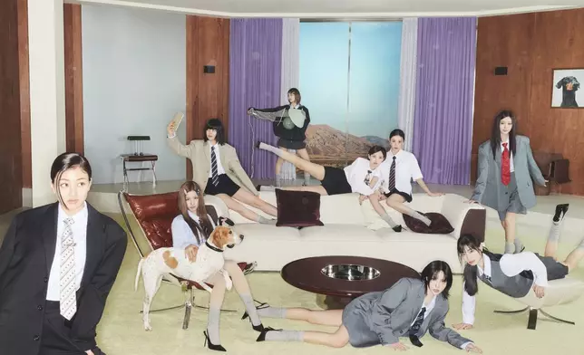 TWICE在國際上人氣高企。 TWICE官方X圖片