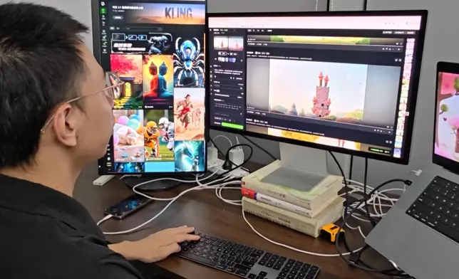 角色建模、道具細節、場景重現到轉場效果，如今都可透過AI工具完成。影片截圖