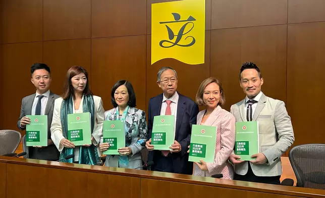 新民黨回應施政報告。巴士的報記者攝