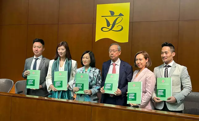 新民黨回應施政報告。巴士的報記者攝