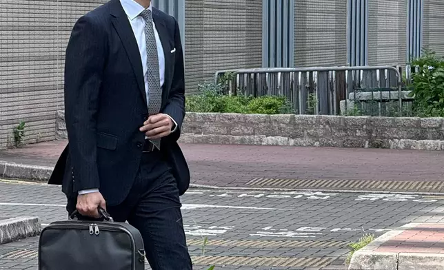 沈信安大律師代表香港電燈有限公司。巴士的報記者攝