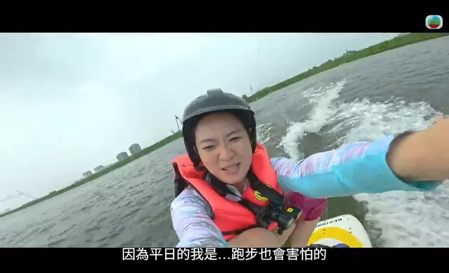 德德感激自己鼓起勇氣「回歸」水上運動