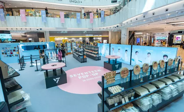 「SEVENTEEN POP-UP in HONG KONG」期間限定店閃耀登場