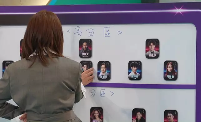 林潔心Bibi揀好友周智敏Emily作為對手。