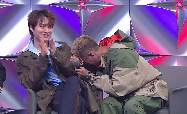 宣布結果前一刻，師兄勁緊張。