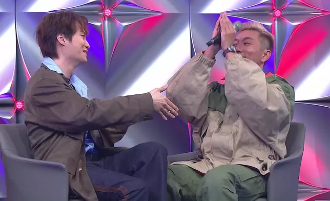 宣布結果前一刻，師兄勁緊張。