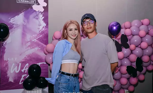 張馨月與內地男星朱亞文