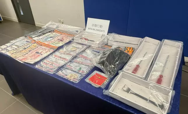 警方進行了代號為「帝聯」的大型反爆竊行動，拘捕4人，起回補份贜物。