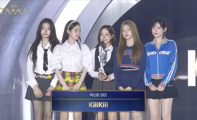 KiiiKiii獲得Next Leader獎。