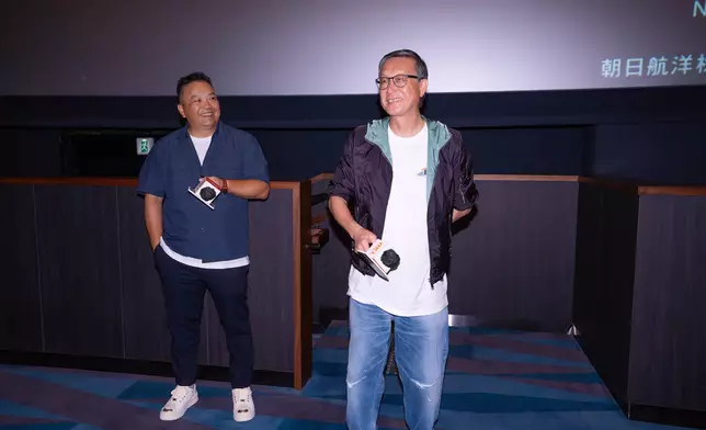 劉偉強導演（右）早前現身AE86香港車友聚會。