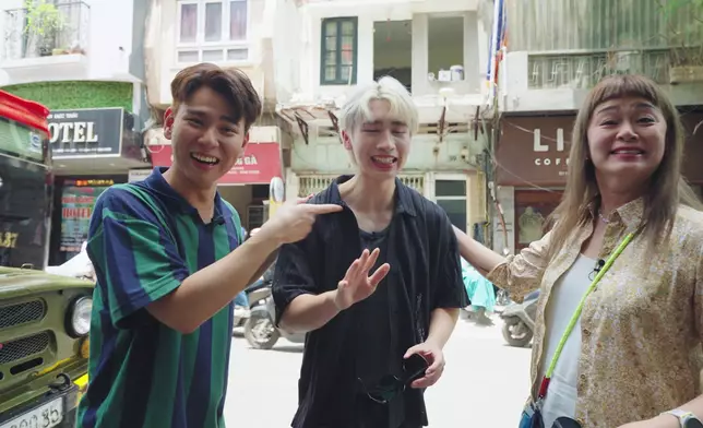 今晚（25日）嘉姐帶住行仔、羊羊到越南旅遊。