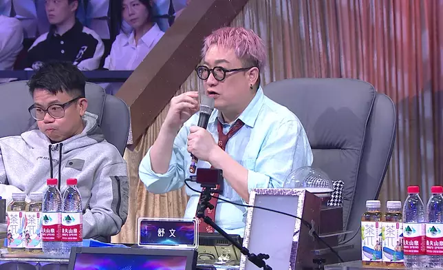 舒文大讚：我鍾意你鋪排呢件事，你有自己把聲唱呢隻歌。