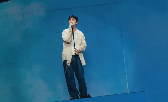 都敬秀日前到澳門舉行演唱會。 主辦單位提供圖片