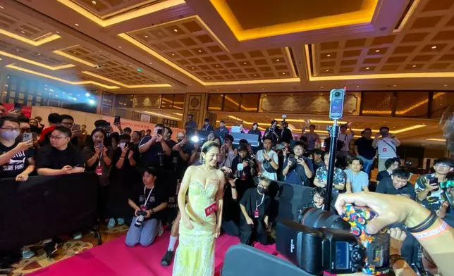 蒼井空今日（26日）出席《PinkD! 紅粉娛樂博覽 – 澳門站》。