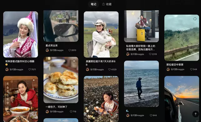 張可頤小紅書圖片