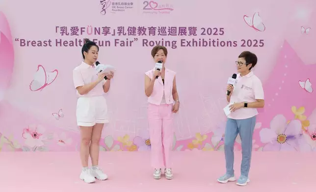 香港乳癌基金會大使譚玉瑛鼓勵乳癌患者並不孤單。