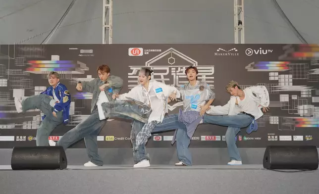 Win Win和參賽者：87號李瑞冬、82號張智傑、52號李學偉以及92號關曉隆