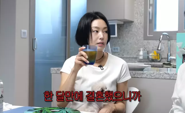 宋怡雨大爆當年只交往了一個月就決定結婚。 影片截圖