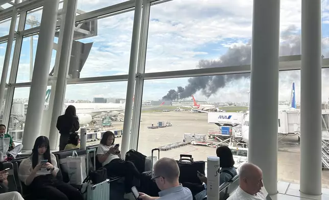 候機大堂見到火警情況。
   酒向　敦@海外ビジネスプロデューサーX圖片