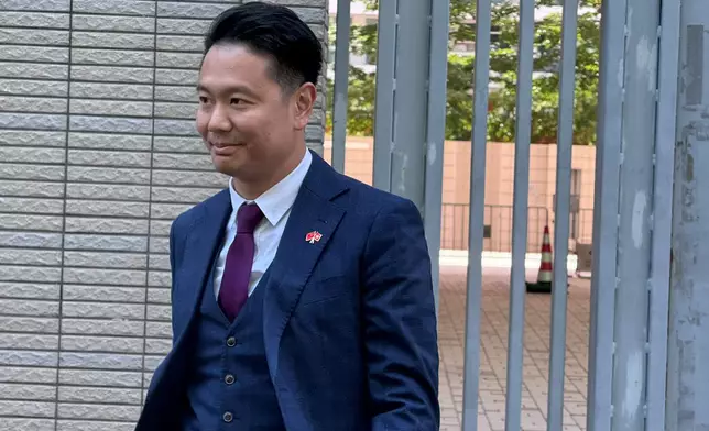 立法會議員周浩鼎今日到庭作供。巴士的報記者攝