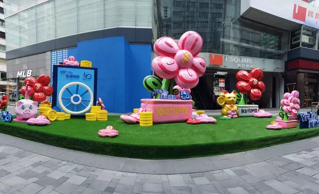 「有錢花RICHFLOWER」藝術體驗展登陸iSQUARE。