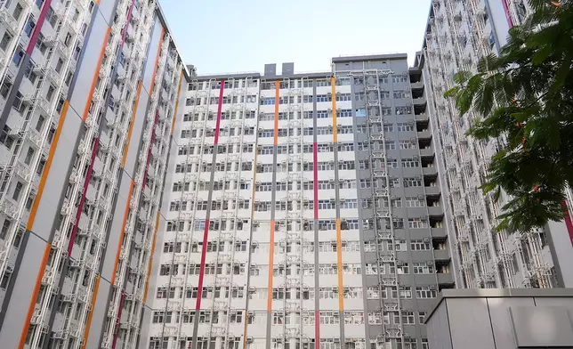 彩興項目成為香港第一個高層建築最快速建成的記錄。資料圖片