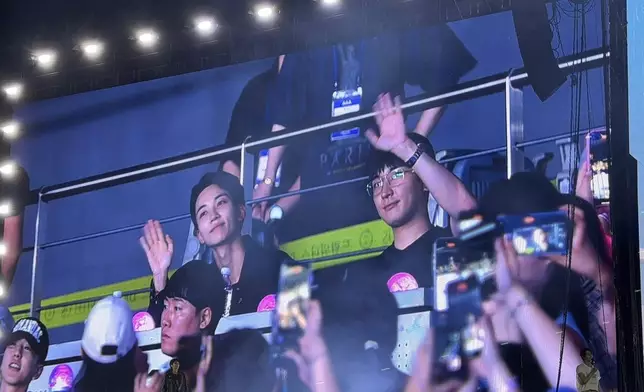 全圓佑與尹淨漢也現身於演唱會。 網上圖片