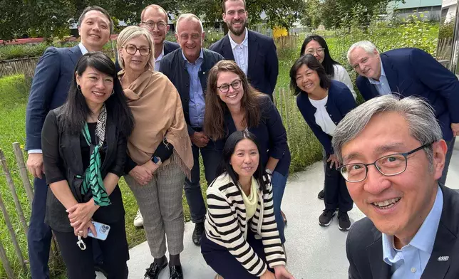 引進重點企業辦公室團隊訪問瑞士、德國和盧森堡加強與當地聯繫。政府新聞處圖片