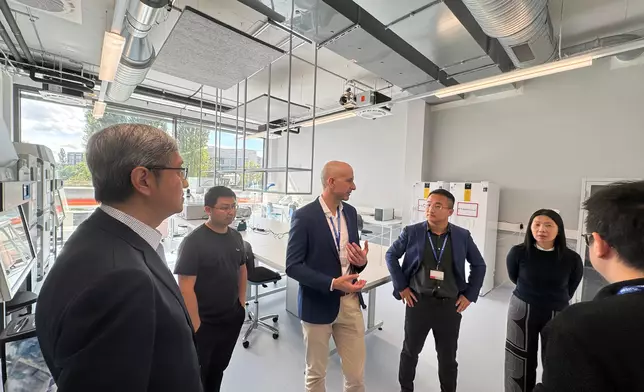 引進重點企業辦公室團隊訪問瑞士、德國和盧森堡加強與當地聯繫。政府新聞處圖片