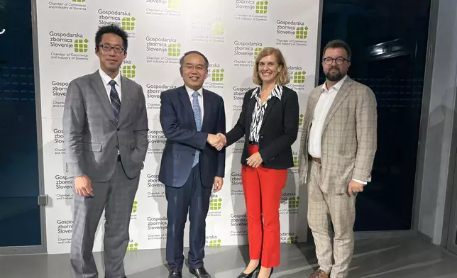 財庫局局長在斯洛文尼亞財政部高級別會議上向歐洲財政部長展示香港優勢 政府新聞處圖片