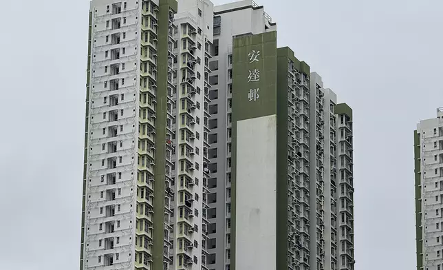 公屋安達邨。巴士的報記者攝