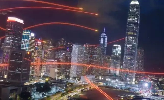 劃過夜空引發全城關注！