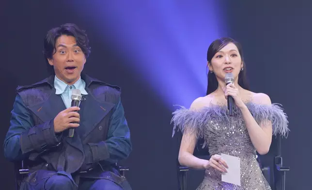 主持人森美感到驚訝