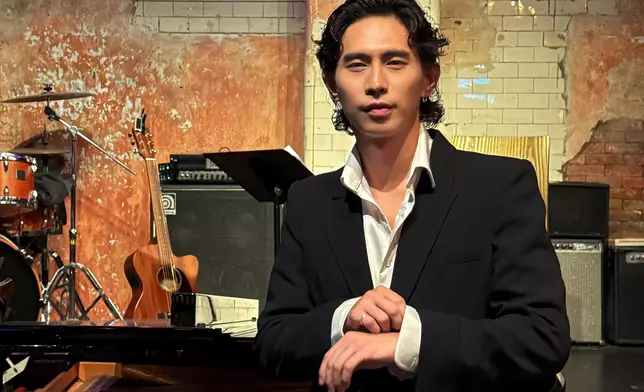 柏霖在音樂會上演唱多首代表歌曲。