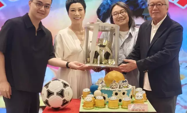 《頂頭鎚》音樂總監及作曲楊建平、衛駿輝、監製陳善之、劉千石